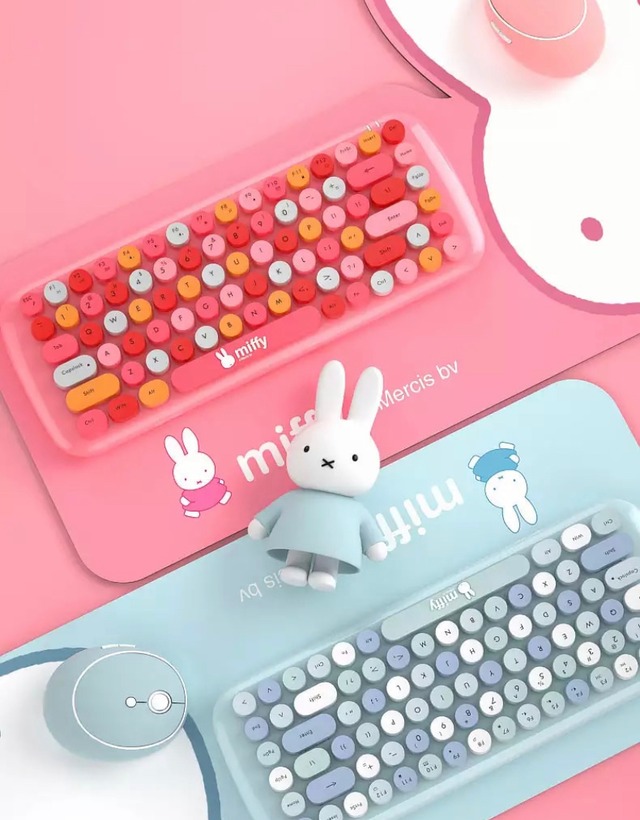 Miffy Bluetooth Keyboard Mouse Set 2色 ミッフィーちゃんブルートゥース キーボード マウスセット ワイヤレス かわいい Ipad Iphone タブレット Shyshi Official 輸入雑貨販売 Miffy Bluetooth Keyboard Mouse Set 2色 ミッフィーちゃんブルートゥース キーボード マウスセット ワイヤレス かわいい Ipad Iphone タブレット Shyshi Official 輸入雑貨販売