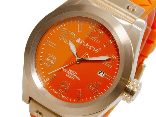 アバランチ AVALANCHE クオーツ ユニセックス 腕時計 AV1028-ORRG