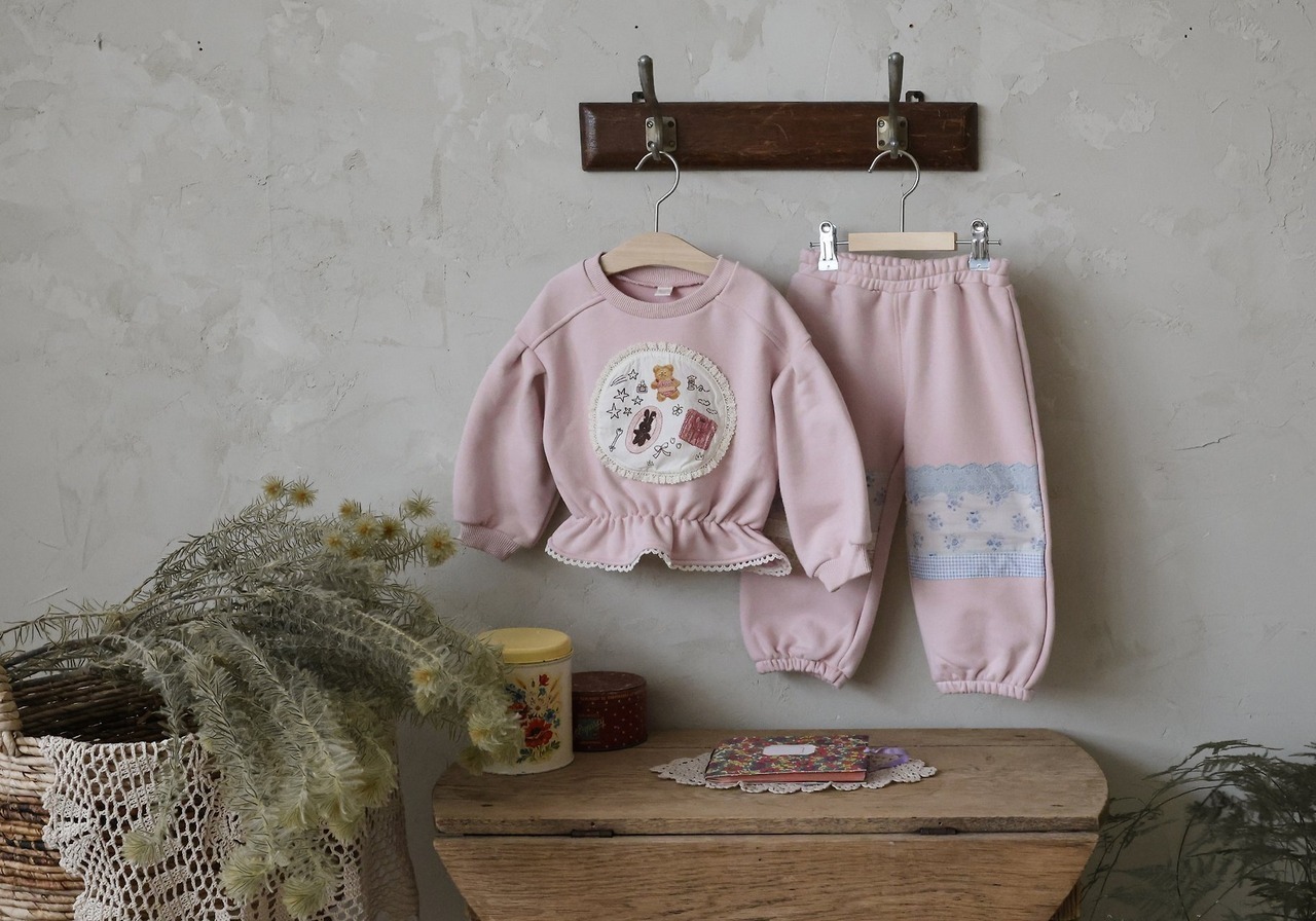 韓国子供服 / 26Autumn / 〖取寄〗puella FLO / クッキーMTM / キッズ服 / 女子服 *90~140*
