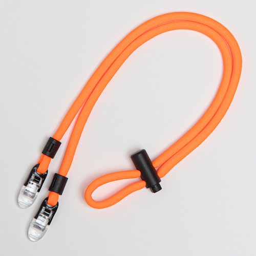 ROPE LACES MASK HOLDER STRAP  "NEON ORANGE"