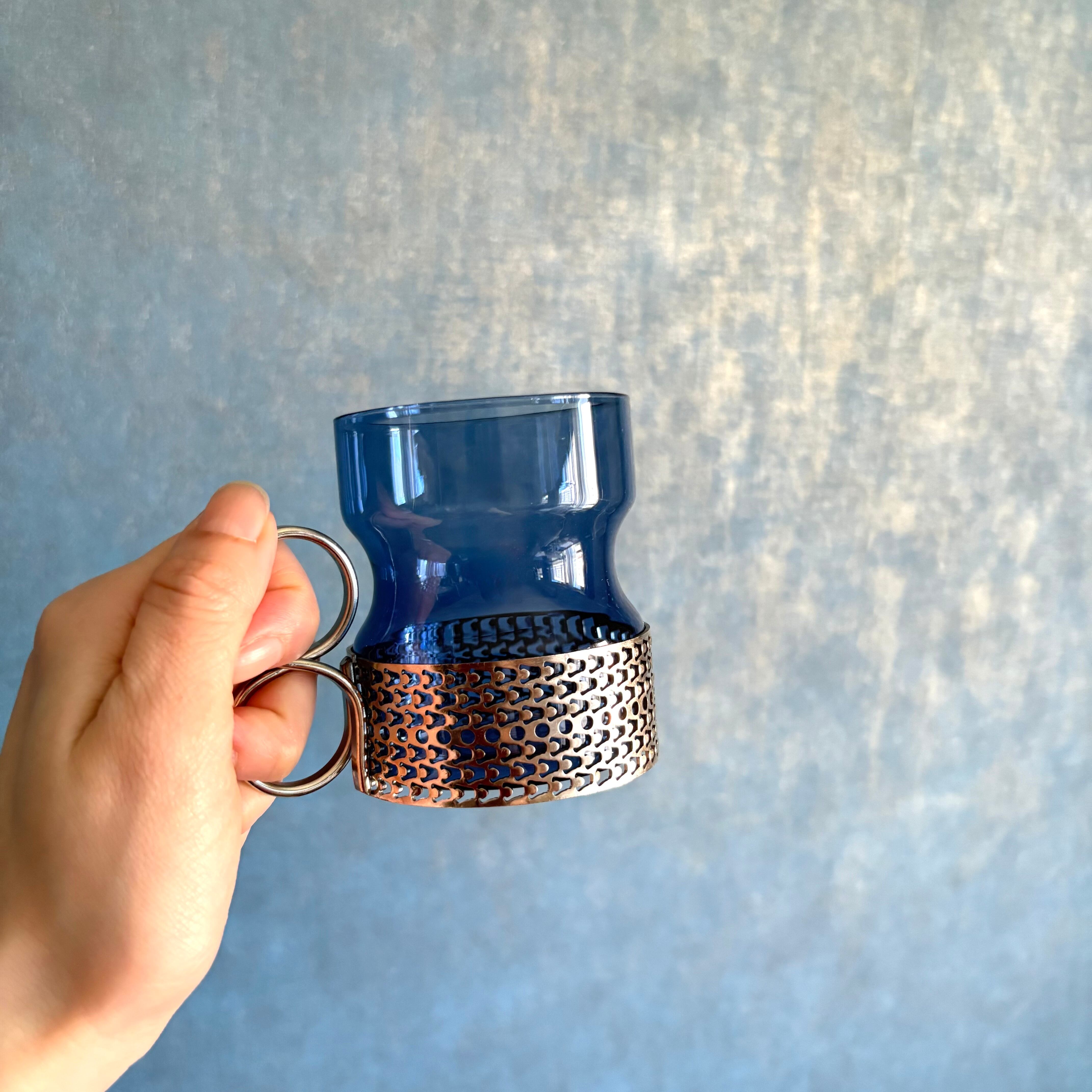 Iittala vintage Tsaikka⁎༶ イッタラ ツァイッカ ホルダー付グラス
