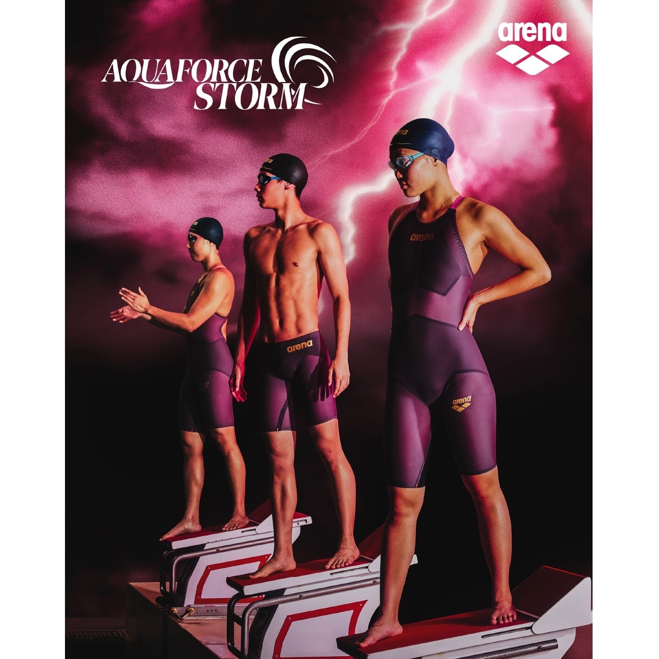AQUAFORCE STORM レディース MF arena AS6SRC02L 新色 アクアフォース