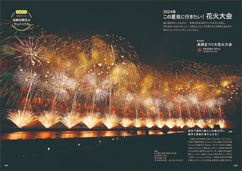 長岡まつり大花火大会2024 8/3（土） フェニックスブロック指定席2枚