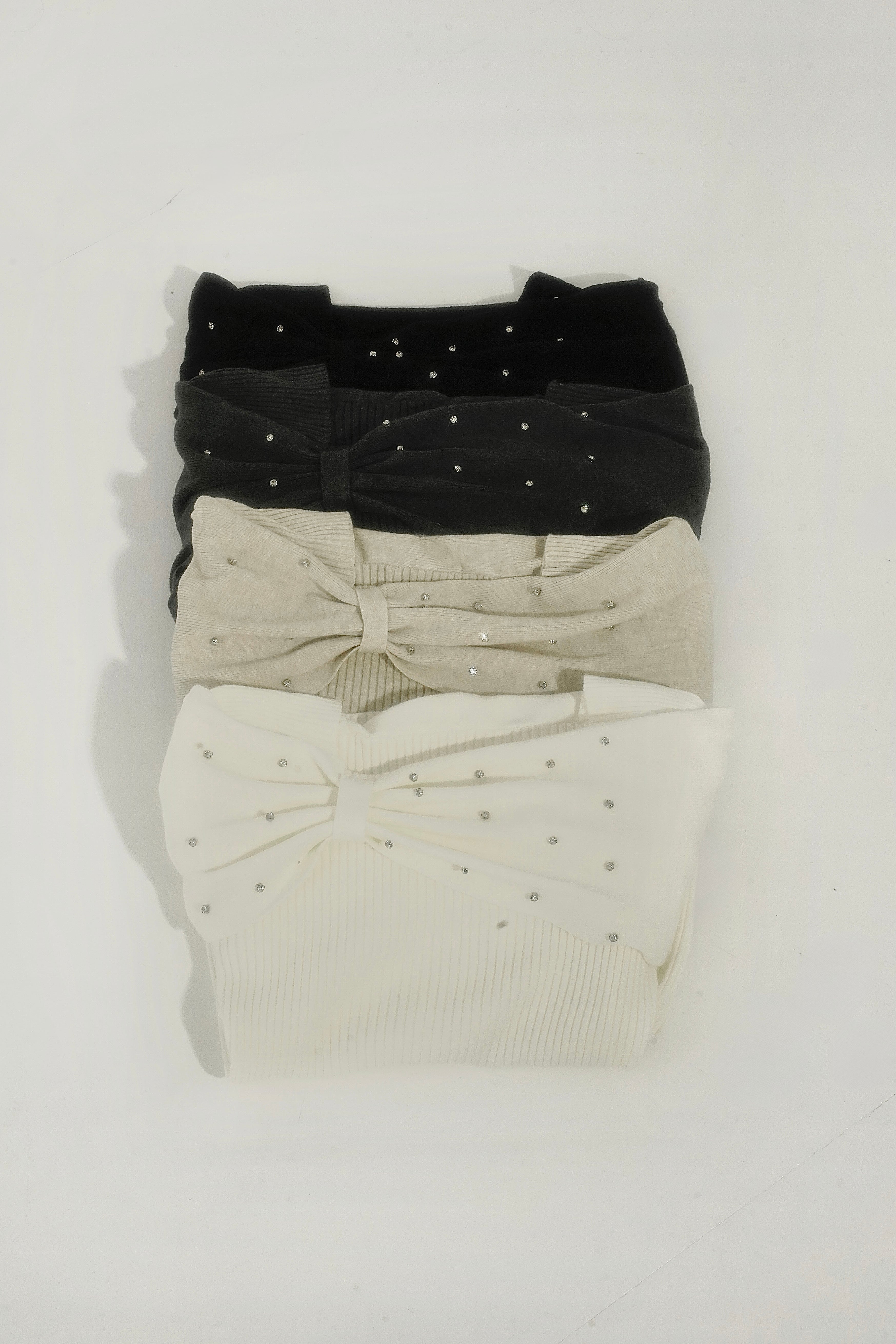 ribbon bijou knit(ivory)