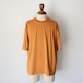 STILL BY HAND “ Knitted rib t-shirt ( DUSTY ORANGE )”
