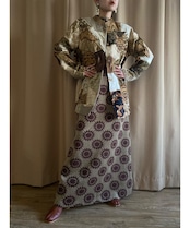 patchwork design jacquard vintage jacket-3982-2