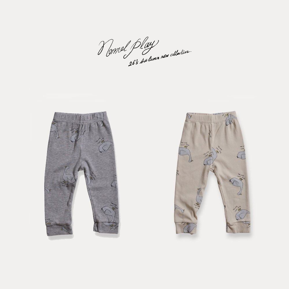 【予約/送料無料】normalplay / Normal Duck_Ribbed Leggings