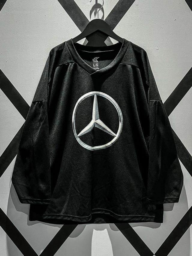 【X VINTAGE】"KOBE SPORTSWEAR" "Mercedes-Benz" Monotone Coloring S/S Game Shirt