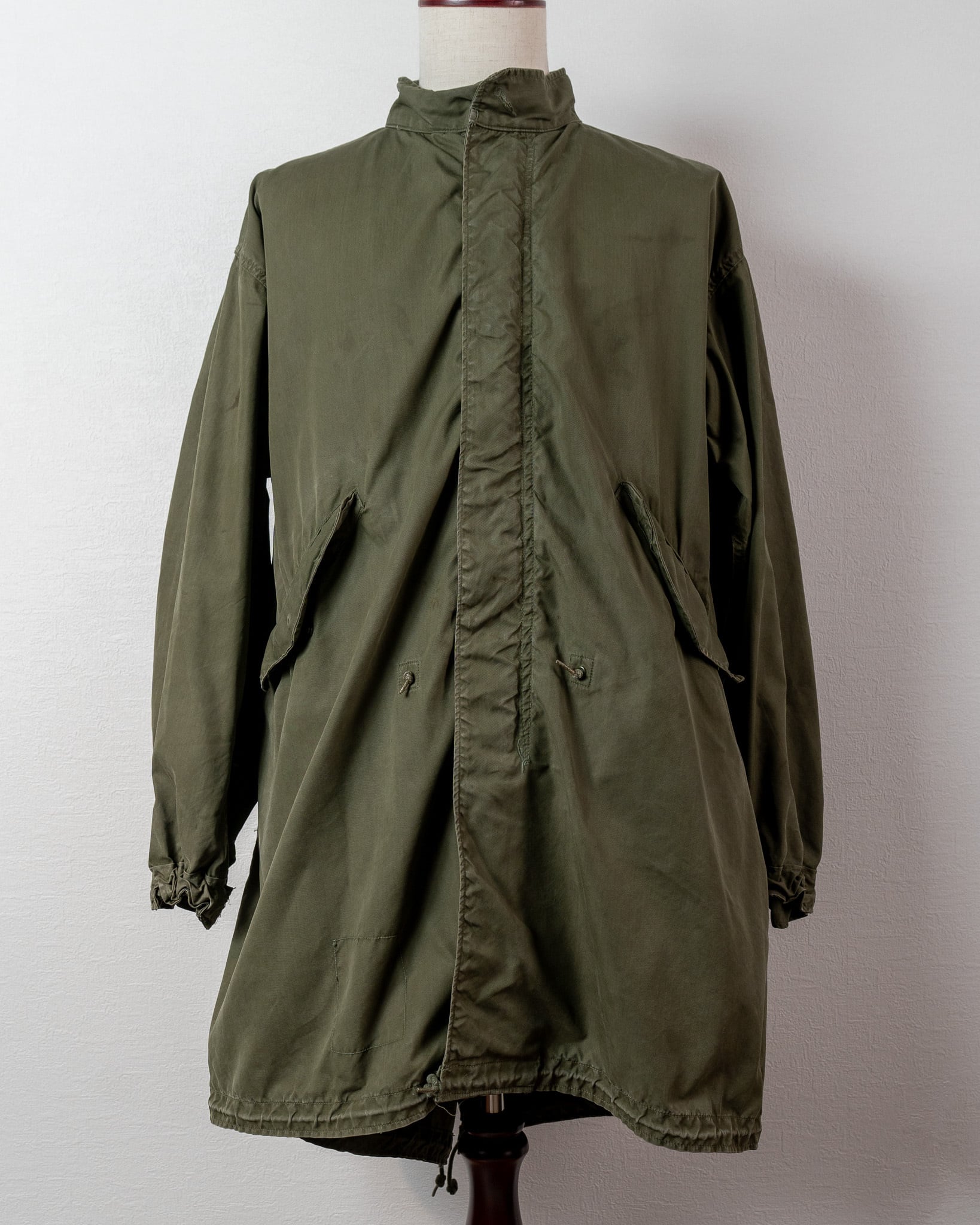MEDIUM】Aluminum Zipper U.S.Army M-65 Field Parka Shell アメリカ軍