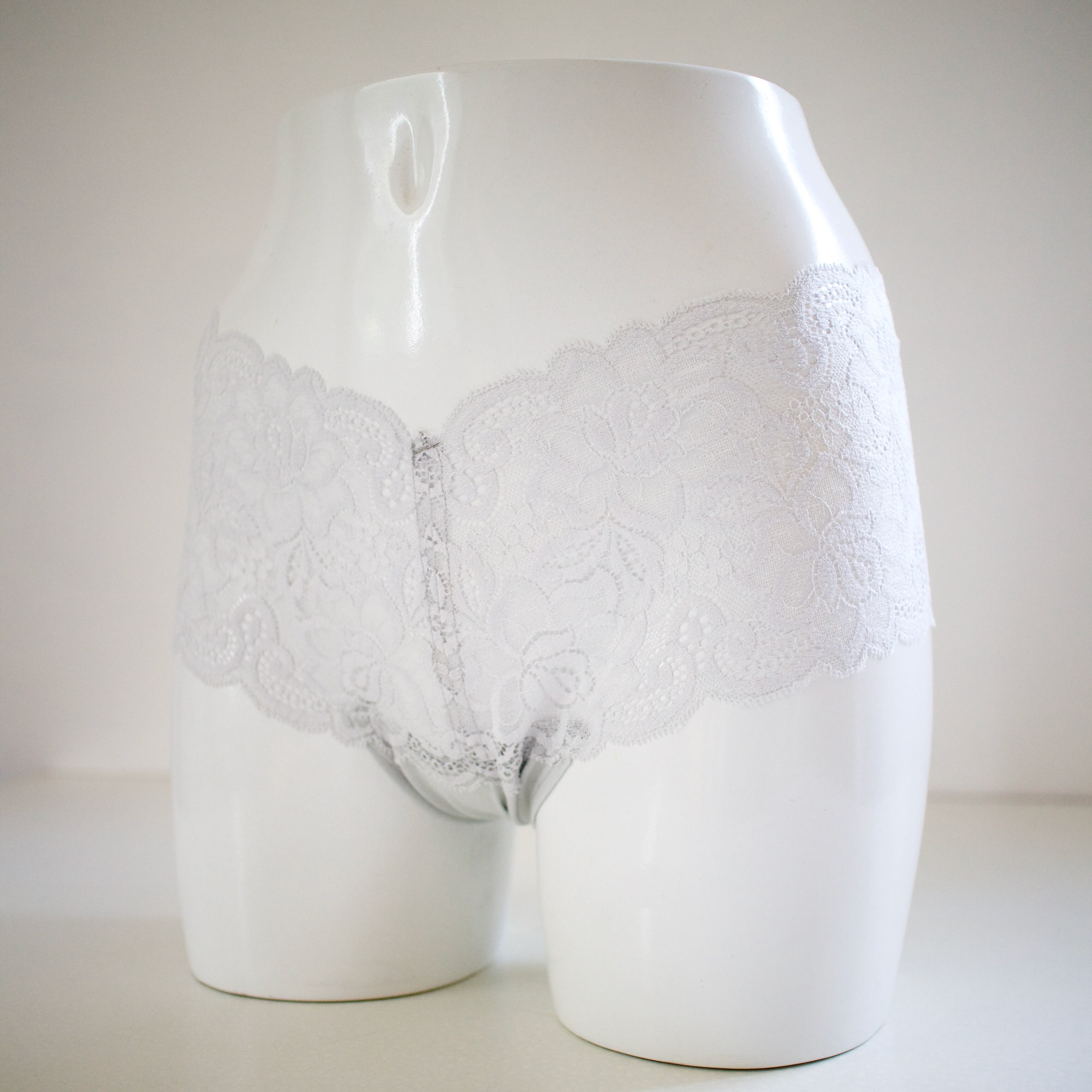 Punties* 総レース ボクサータイプ <ライトグレー>