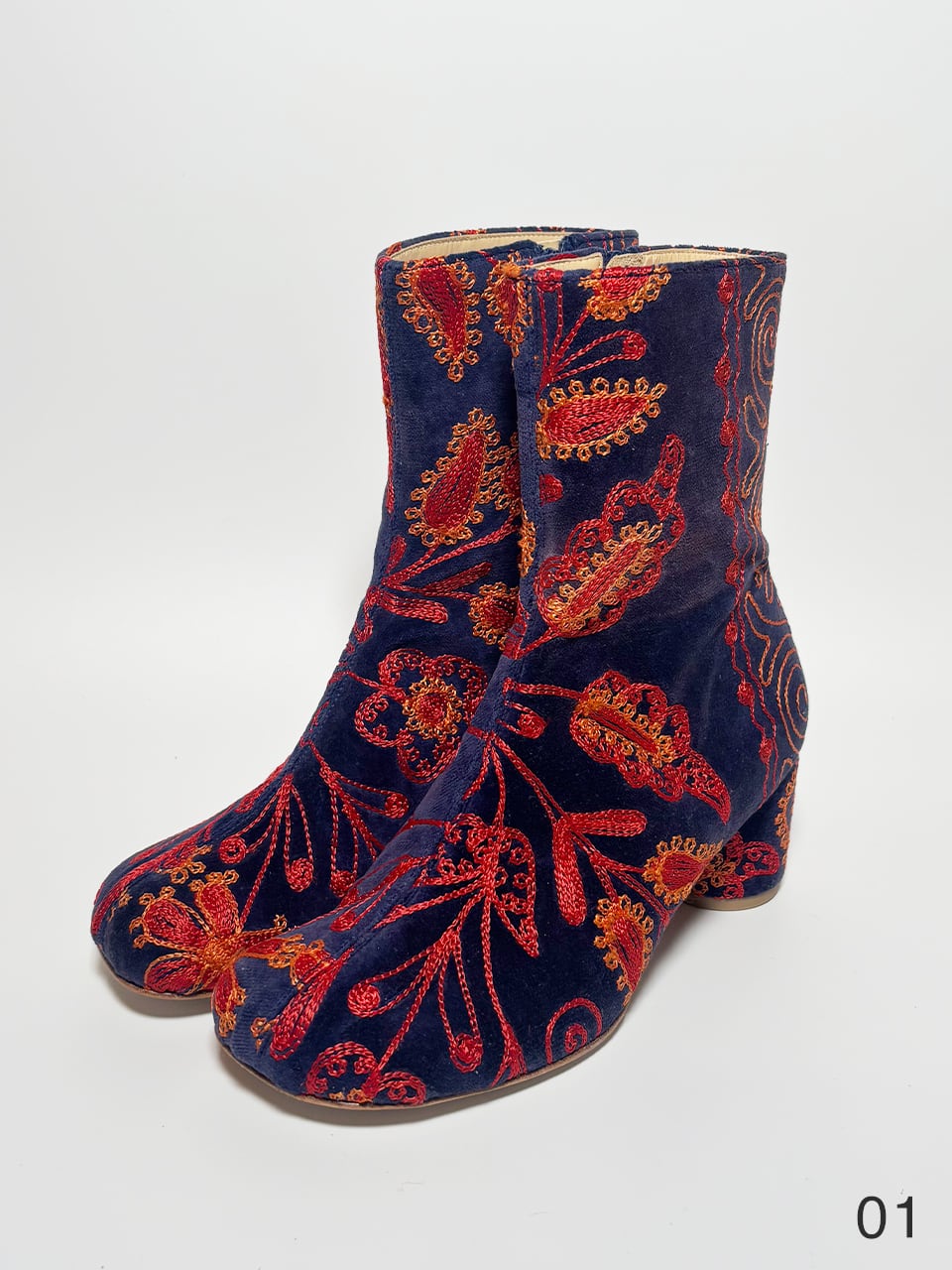 SUZANI BOOTS / NVY【Mサイズ】