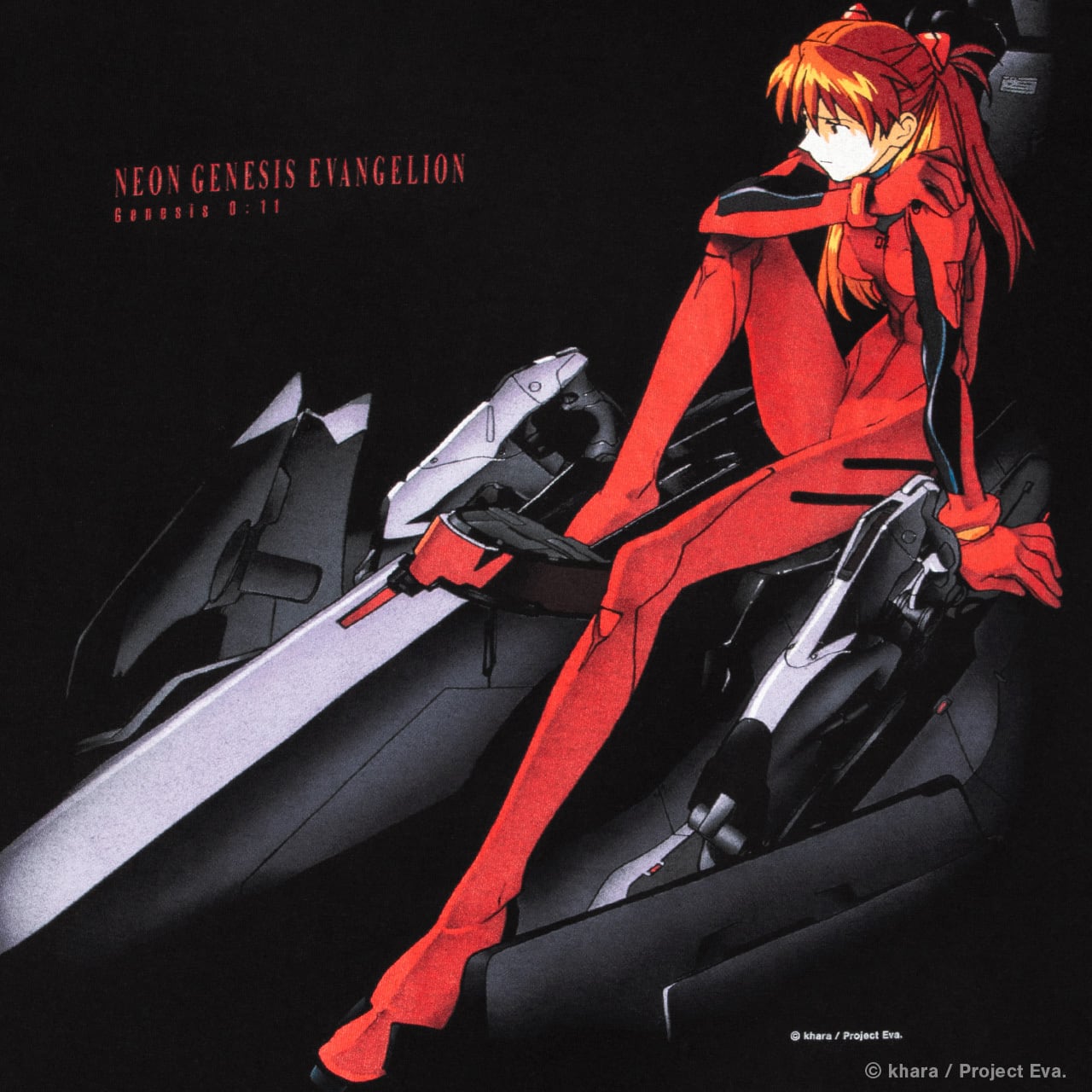 NEON GENESIS EVANGELION × GEEKS RULE SILKSCREEN PRINTING T SHIRT