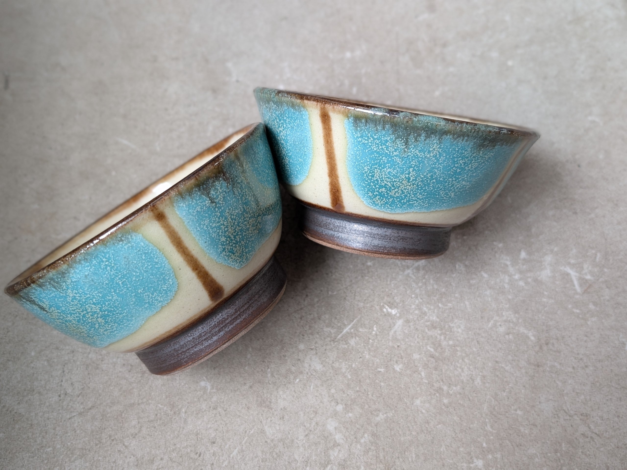 やちむん マカイ4寸（チチチャン）緑釉 | ノモ陶器製作所 | inoya