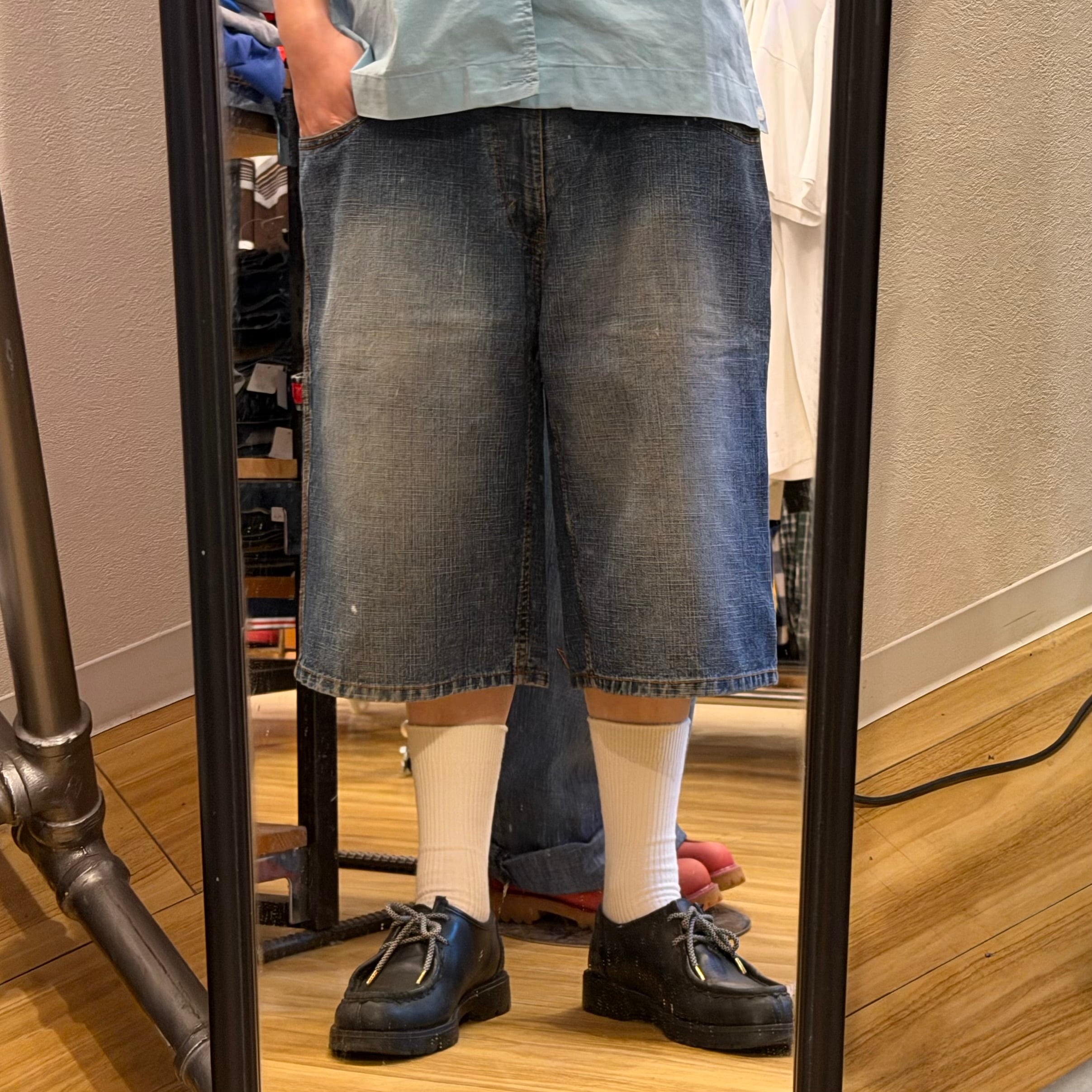 00s us polo assn hiphop ショート ハーフ デニム ジョーツ パンツ