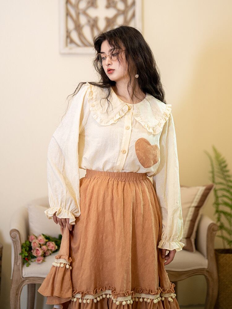 Chloé クロエ フリルブラウス 金ボタン シアー　半袖シャツ　シフォンン S Chloé クロエ フリルブラウス 金ボタン シアー 半袖シャツ シフォンン