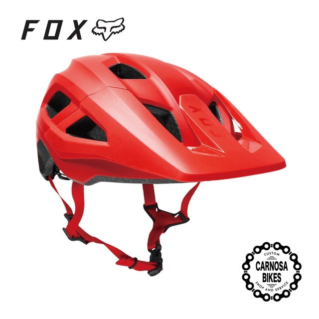 【セール品】【FOX】MAINFRAME HELMET [メインフレーム ヘルメット] MIPS Flo Red サイズS