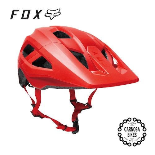 【アウトレット品】【FOX】MAINFRAME HELMET [メインフレーム ヘルメット] MIPS Flo Red サイズS