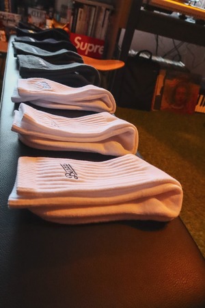 LOGO SOX [BLUEGREY x SILVER]