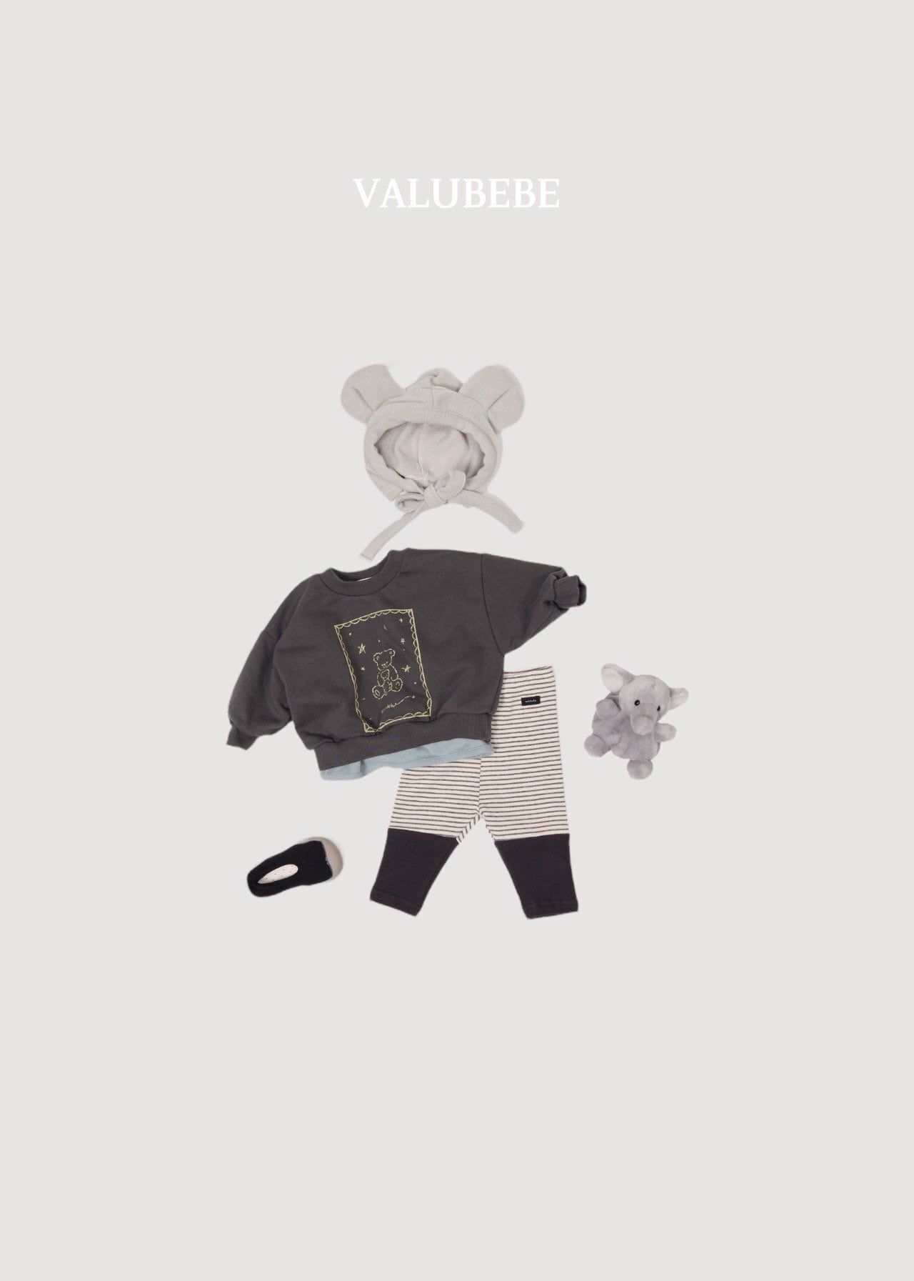 送料無料【予約】/ ウエハース配色レギンス/ valubebe