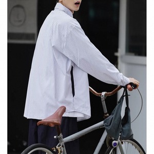 Stripe design casual shirt 1338