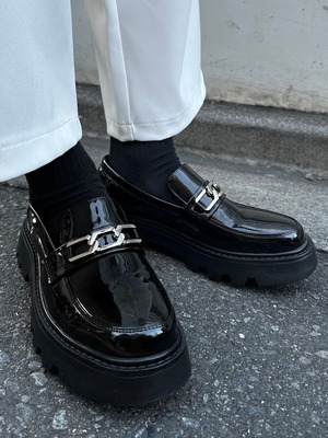 【ALUDE SELECT】simple black loafer