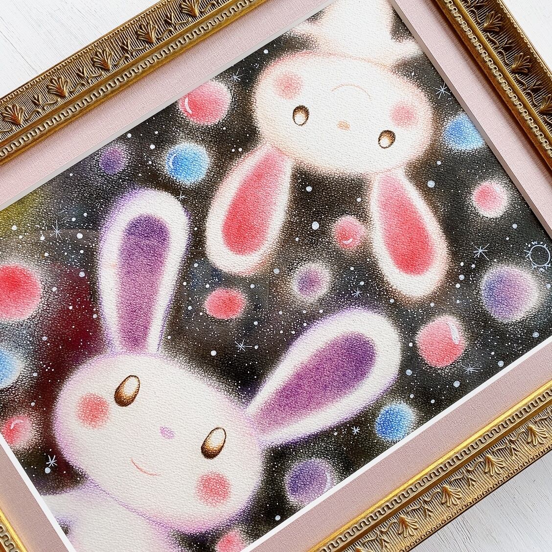 ほっとする絵【うさぎちゃんの優しい世界】おうちにホスピタルをアート