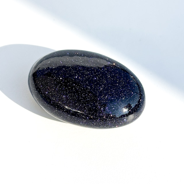 ブルーゴールドストーン パーム11◇ Blue Gold Stone ◇ 鉱物・パワーストーン・インテリア