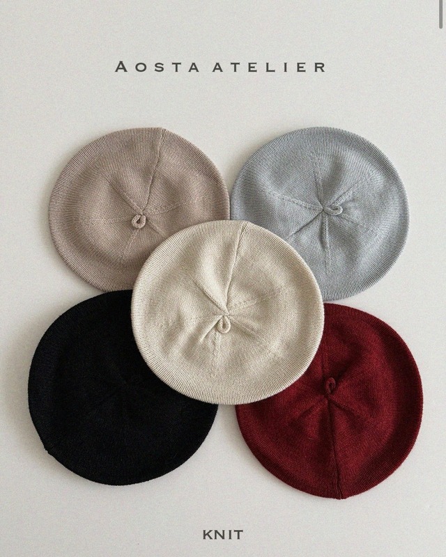 即納____knit beret