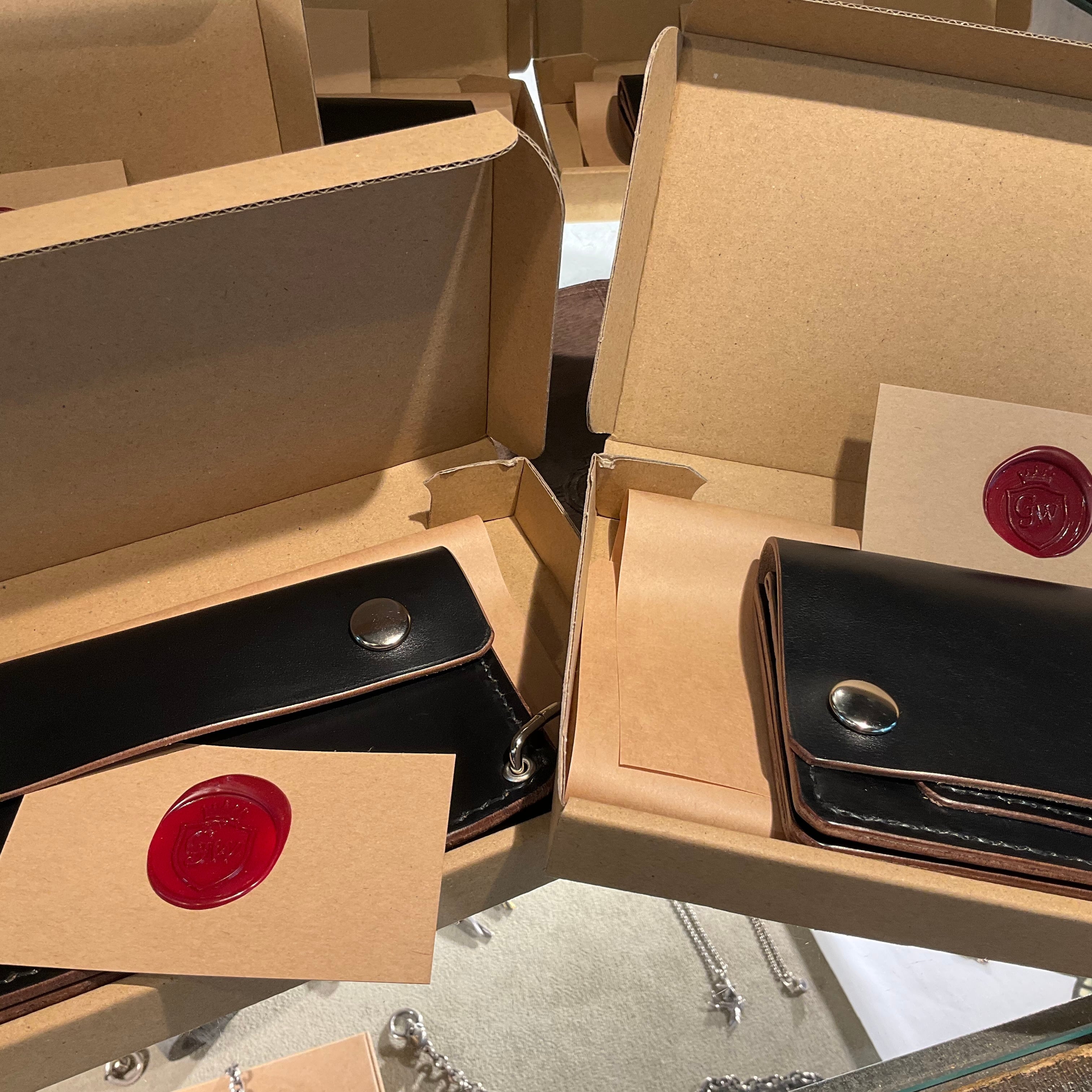GARLAND Wallets GW08 CHROMEXCEL 茶芯 トラッカーウォレット