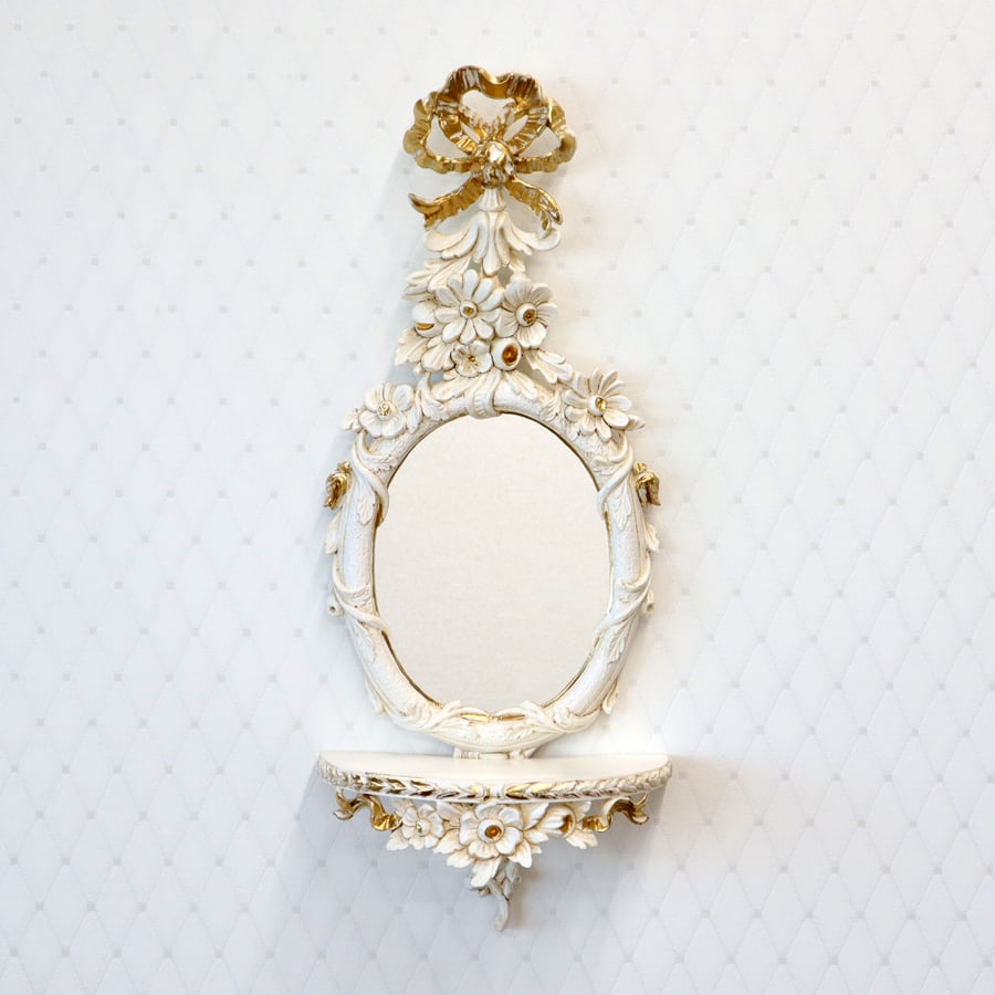 イタリア製 ミラー付き 壁掛けコンソール REG1-CP92