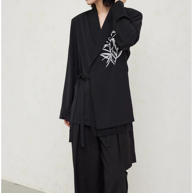 チャイニーズプリントジャケット 長袖 10009