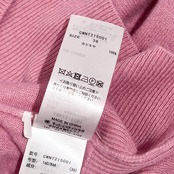 カシミヤ100% CELFORD セルフォード 肩開き ニット セーター 36/ピンク レディース