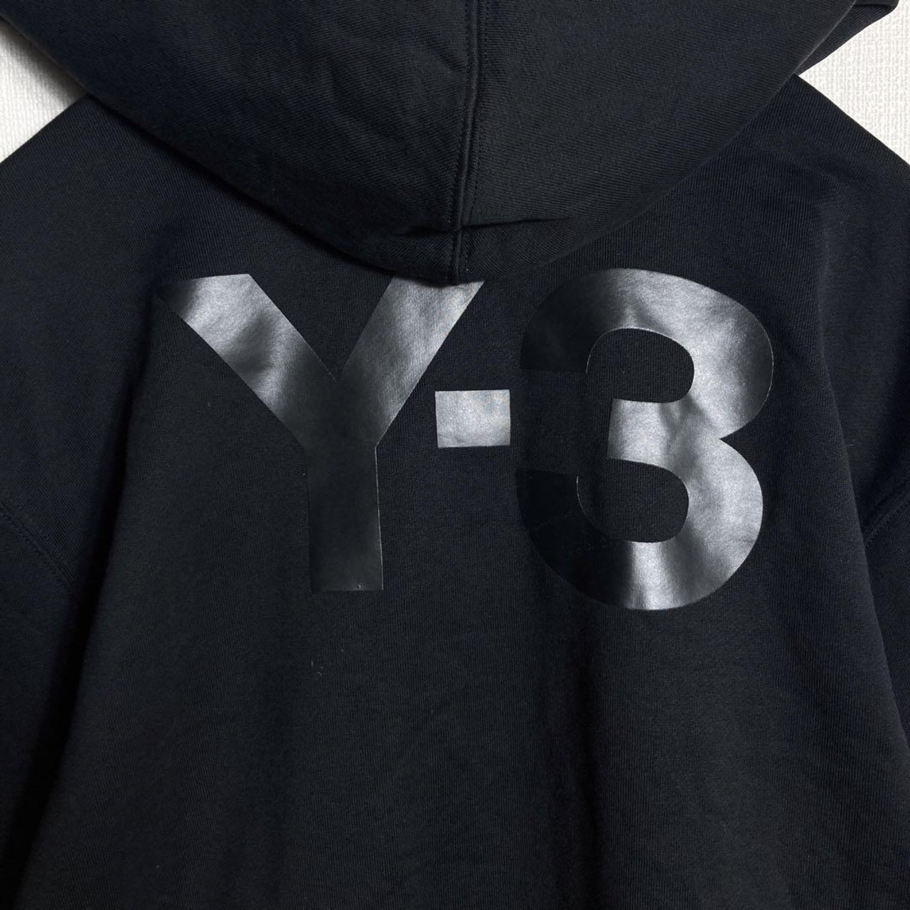 即完売モデル】Y-3 フルジップパーカー バックデカロゴ 入手困難 