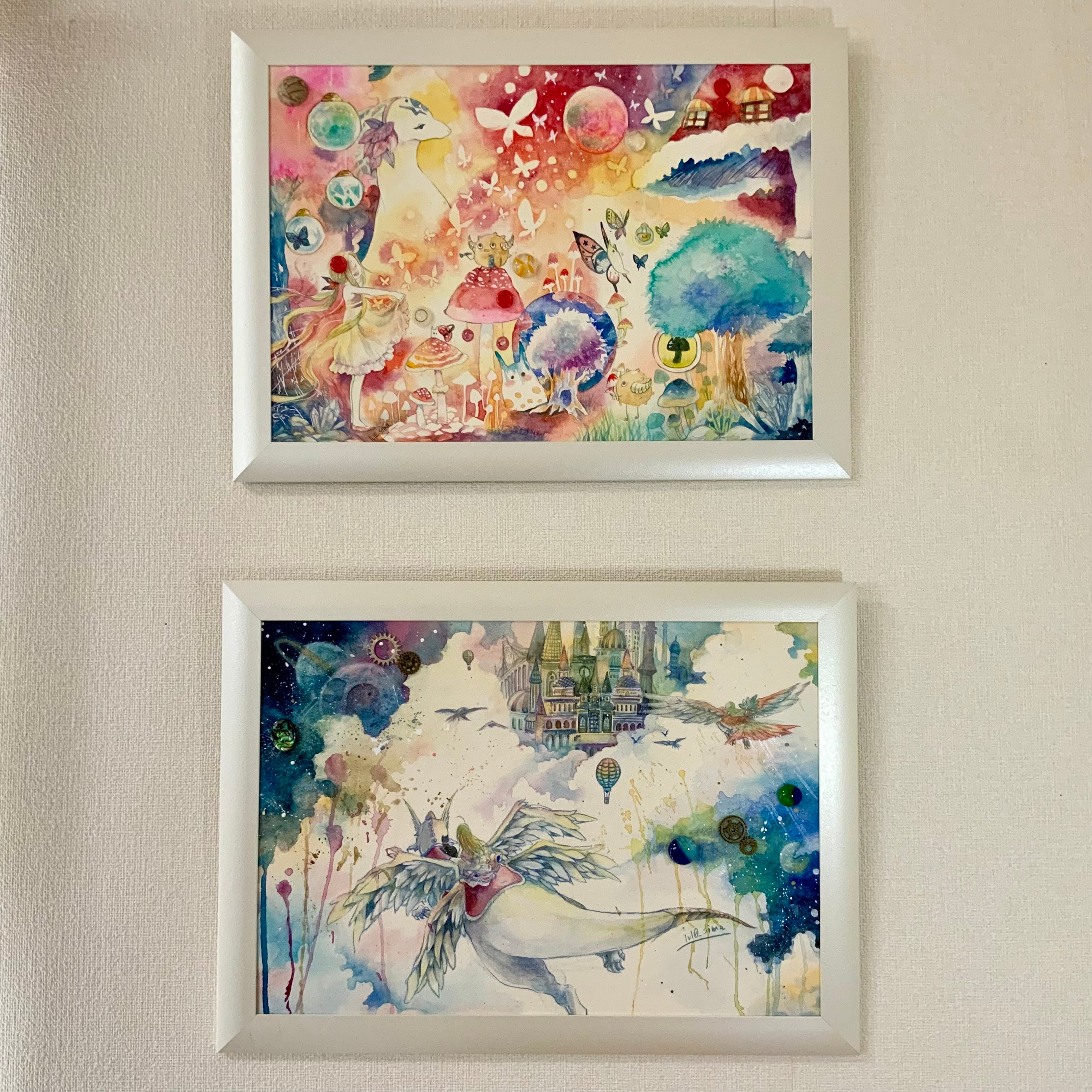 水彩画 ほわほわきのこ森 | Art shop 森羅万象