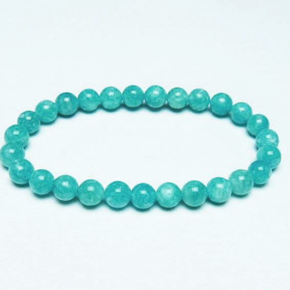 アマゾナイト ブレスレット 7mm 一点物 メール便可 [M便 1/10] 111-47825