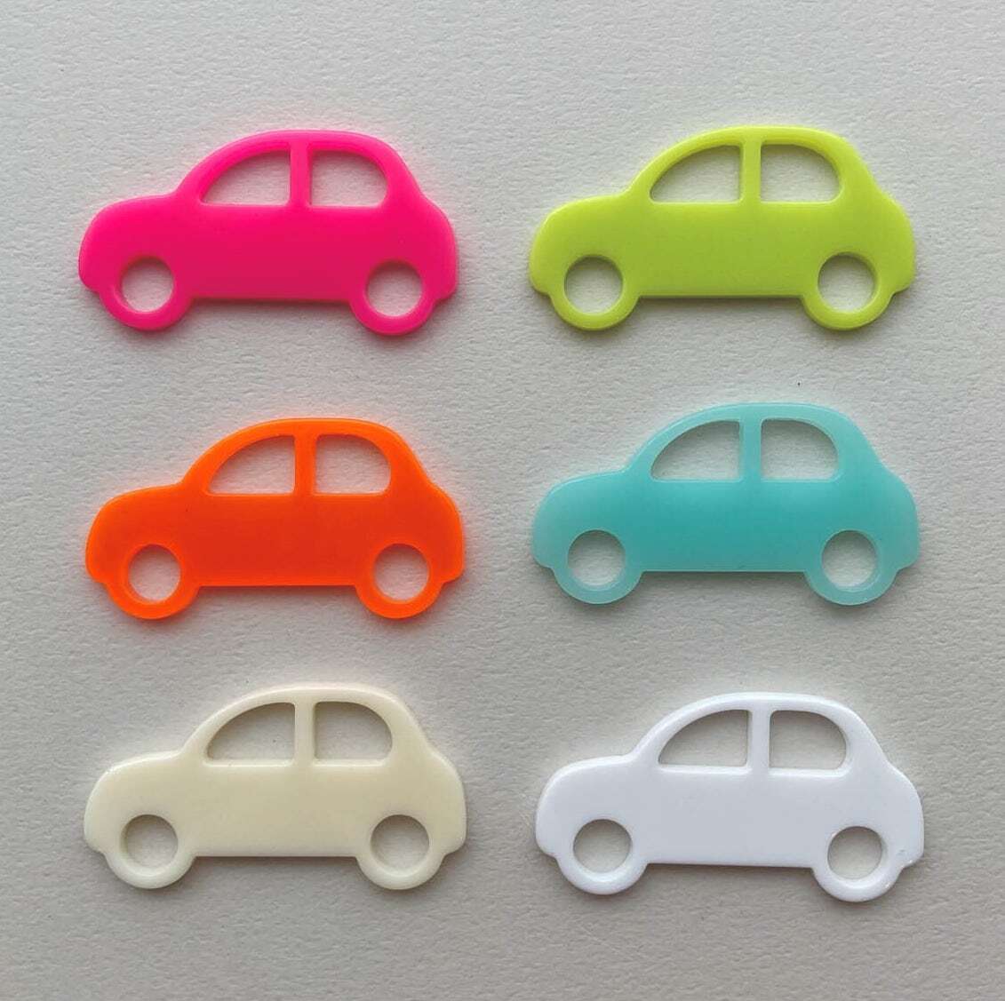 〈再入荷〉カラフルカット車パーツM(45mm)