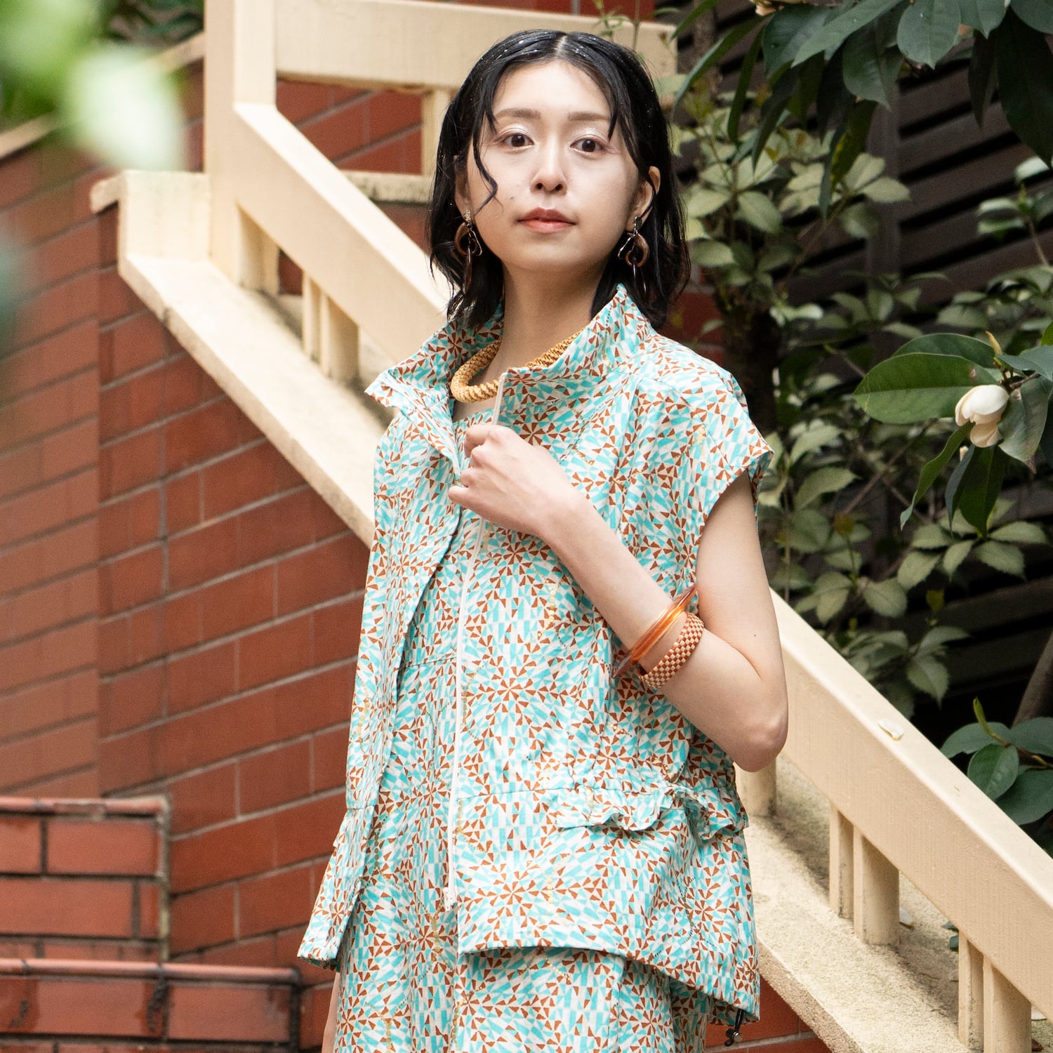 ブラウス | Cherry et Cacao （チェリエカカオ） | 西アフリカ・ガーナ