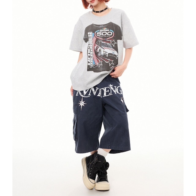 スポーツミックストップスグラフィックTシャツ 3col R02435