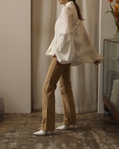 1980-90's Lanvin / Asymmetry Shirt