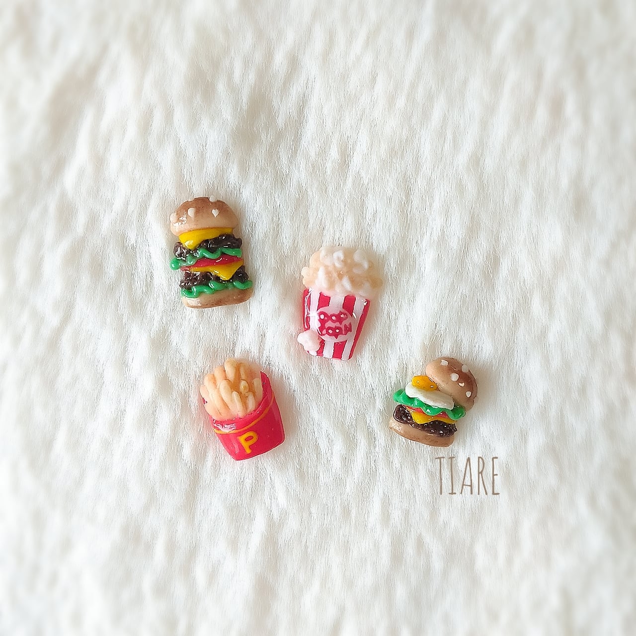 商品説明必読!!マック フライドポテト★ネイルパーツ 5個セット deac44cff88e98b0217e5913a06f0b