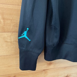 【Jordan】ジョーダン プリント 刺繍ロゴ プルオーバー パーカー NIKE アメリカ古着