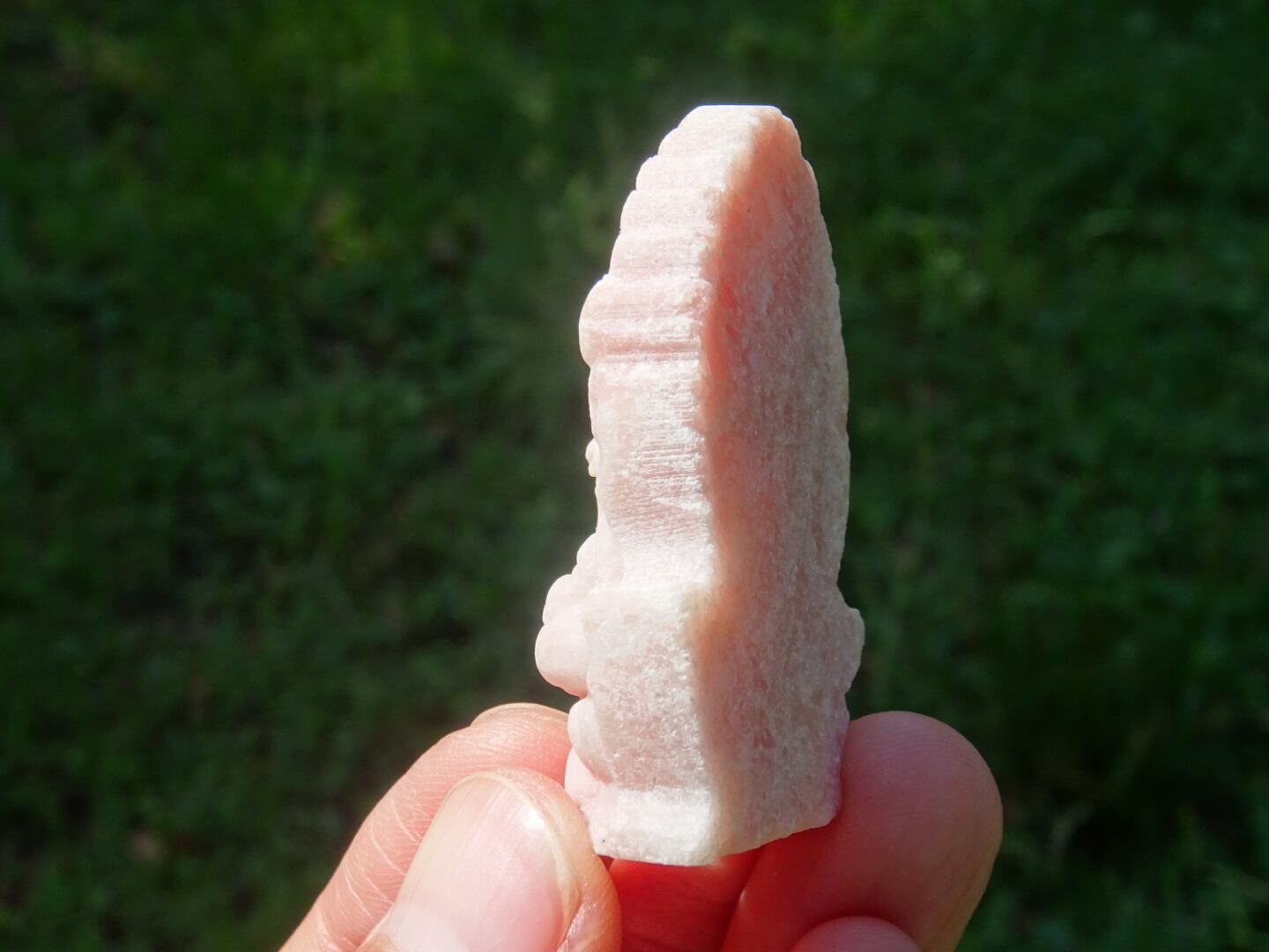 Love Ganesha、ガネーシャ彫刻fromピンクオパール | 虹石屋