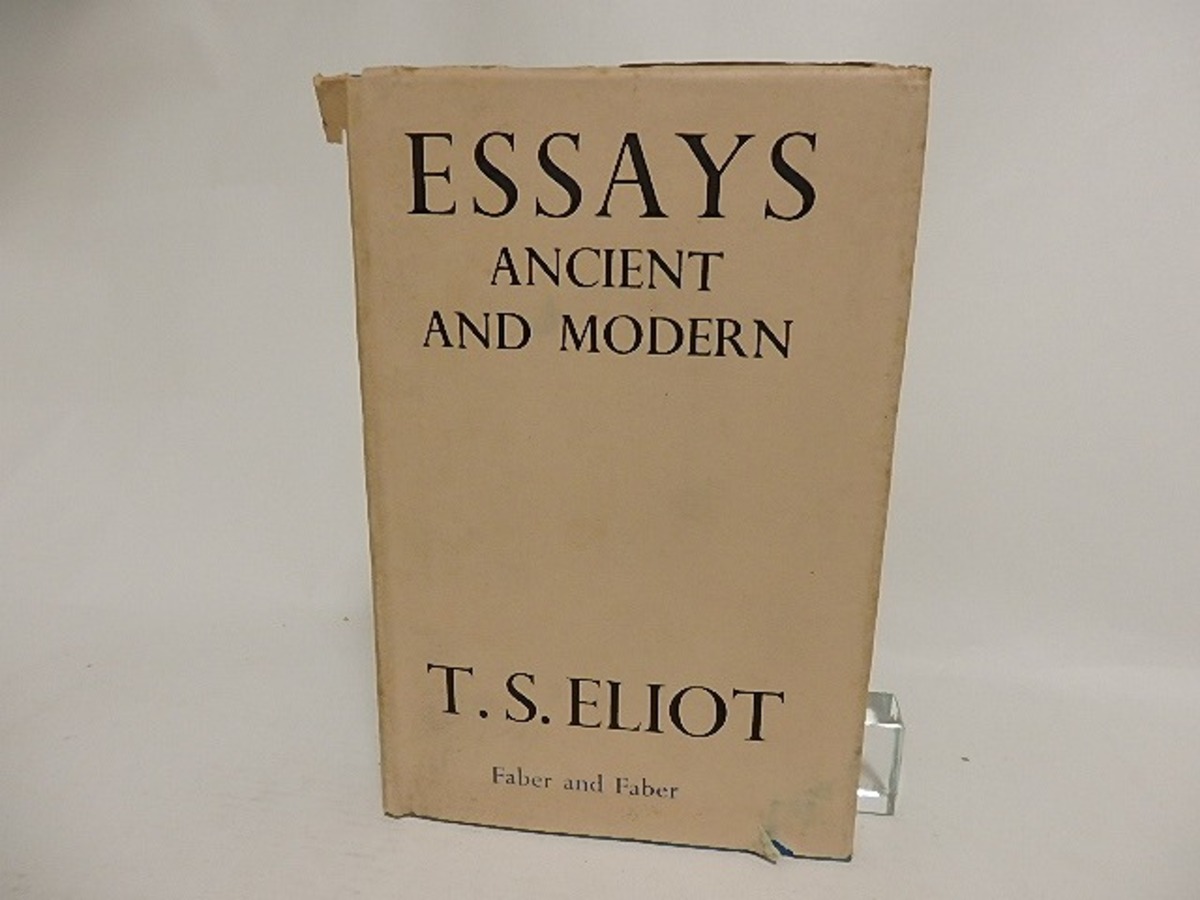 ts eliot essays ancient and modern