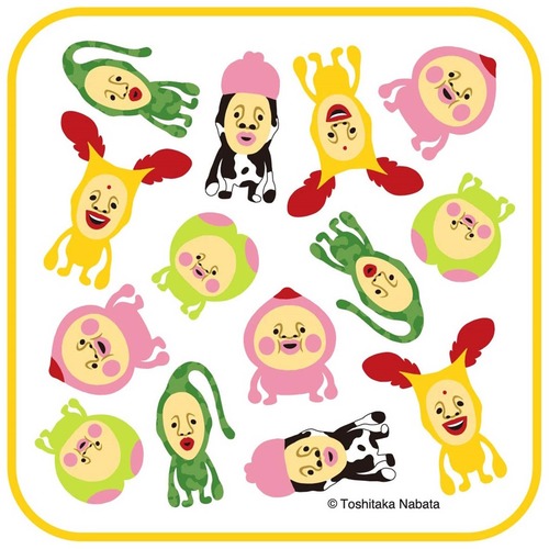 【ロット販売】【10入】こびとづかんミニタオル Kawaiiイロイロコビト(4010432)