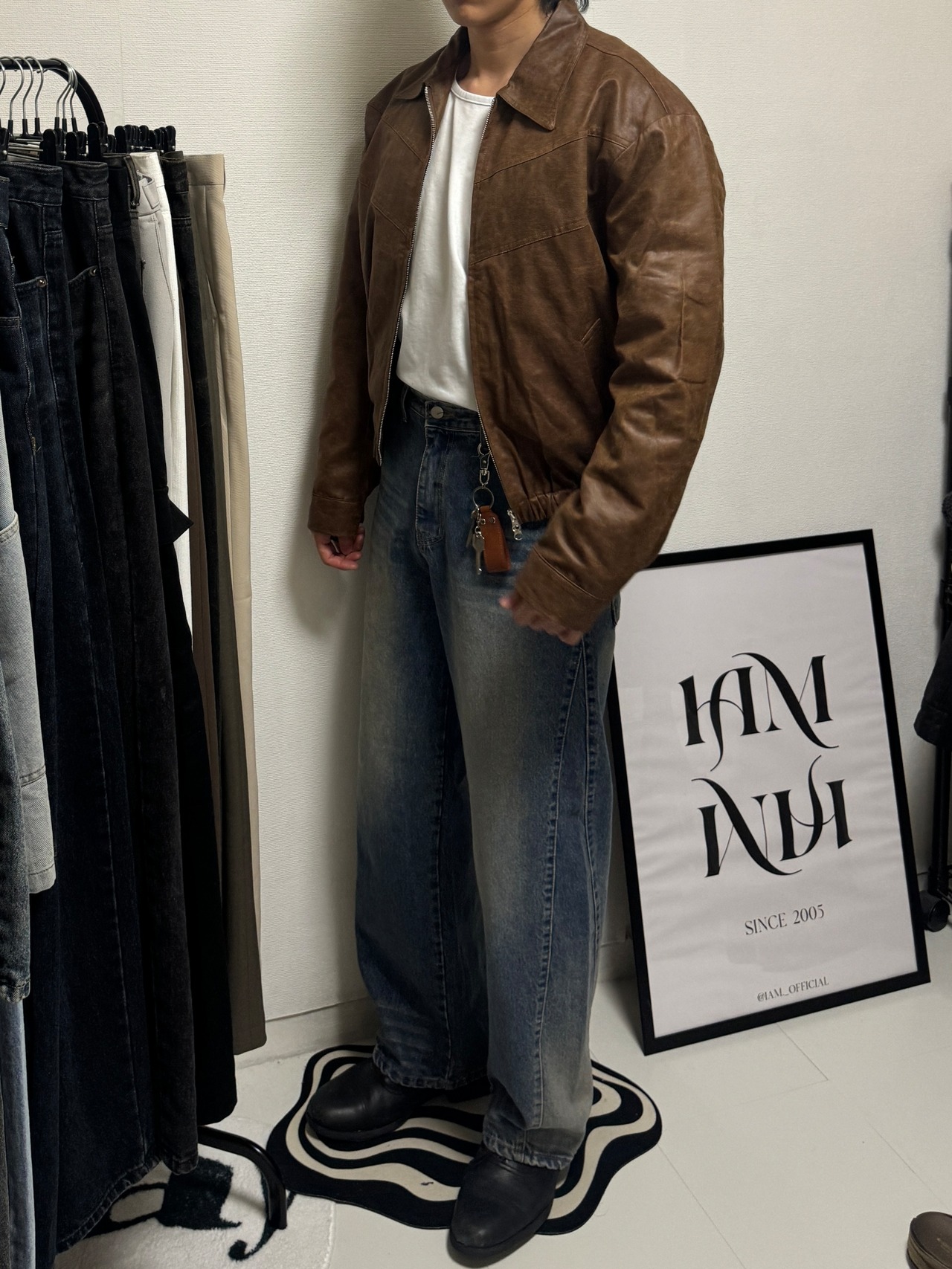 Ray Washed Light  Bomber Jacket (4color) - 12