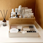 収納 収納ボックス デスクトップ 卓上 引き出し 仕切り付き ジュエリー アロマ ヘアバンド 小物 スキンケア 化粧品 コスメ アクセサリー ナチュラル シンプル ミニマリスト 一人暮らし