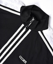 COOLAスイッチングラグランスリーブトラックジャケット (BLACK) CQ-48017