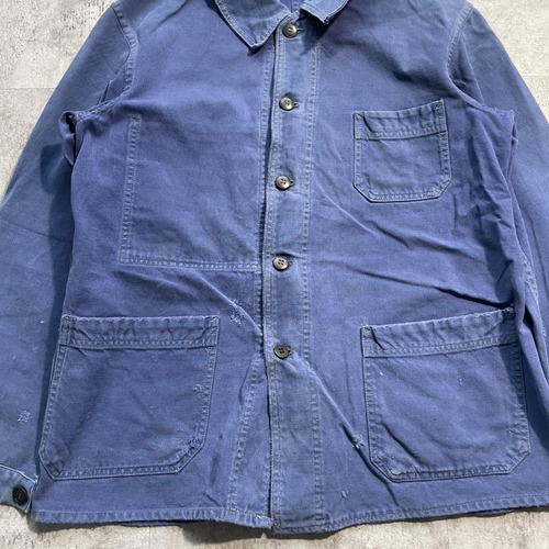 40-50s Le Très Solide 刺繍タグ フレンチワークジャケット 詳細写真3