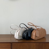 【受注予約:6月下旬入荷予定】long handle boston bag/black