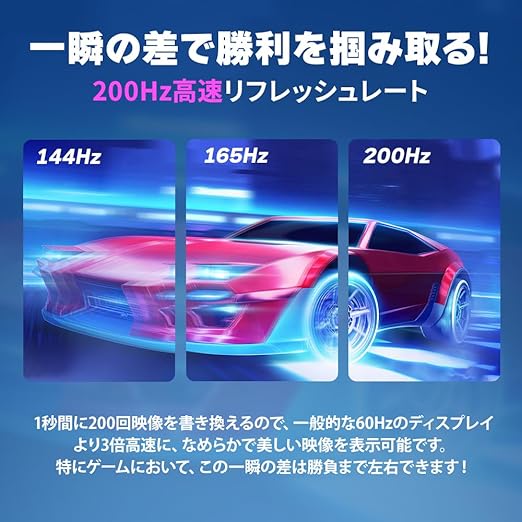 発売セール】cocopar モニター 24.5インチ ゲーミングモニター 200Hz